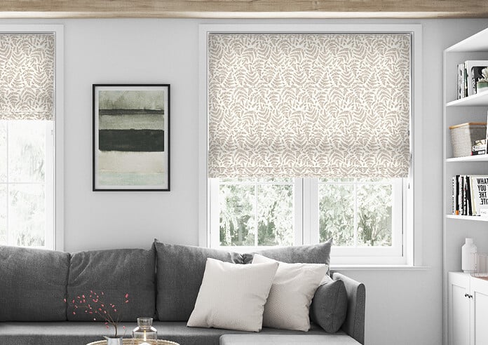 Fernshore, Hessian - Twist&Fit Roman Blind - Image 3